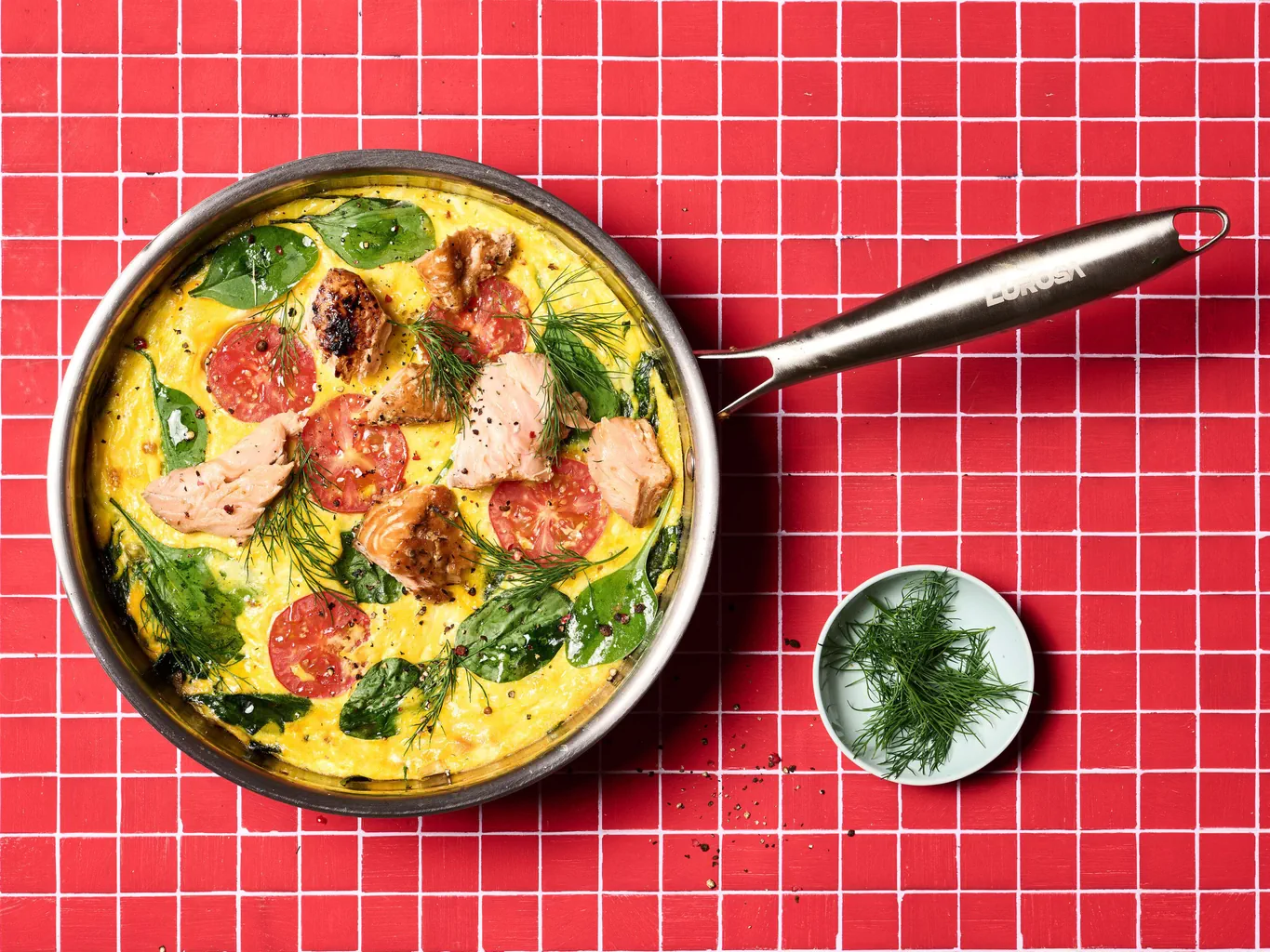 Frittata mit Flammlachs