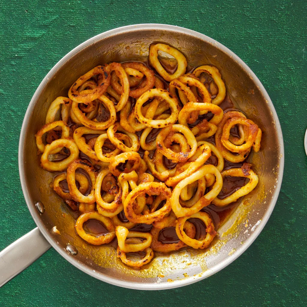 Calamares in Curry-Vinaigrette
