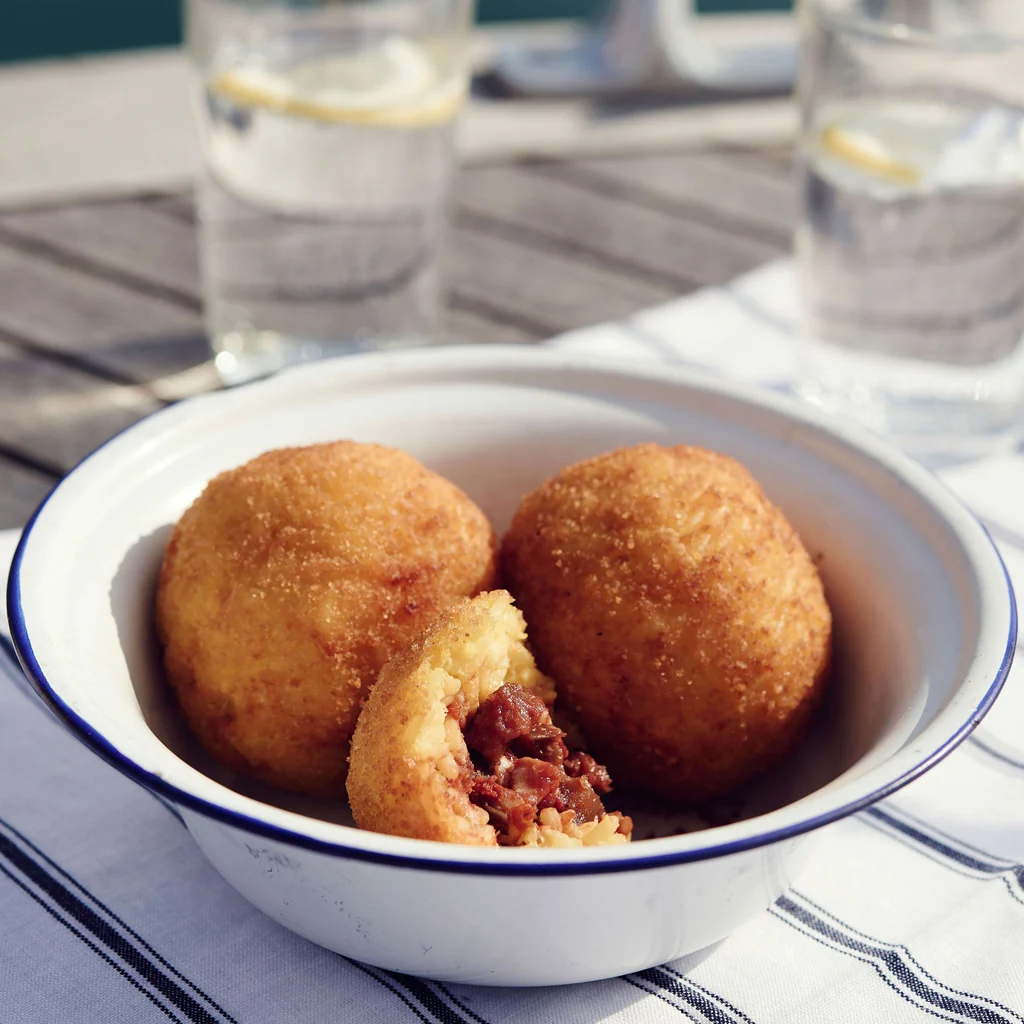 Auberginen-Arancini