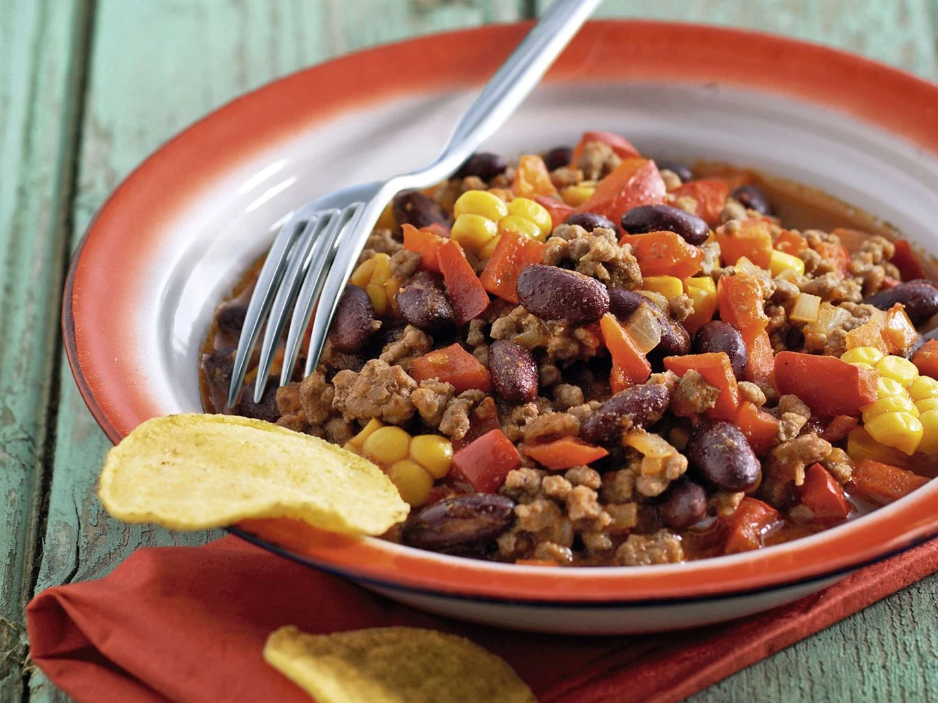 Chili con carne avec maïs
