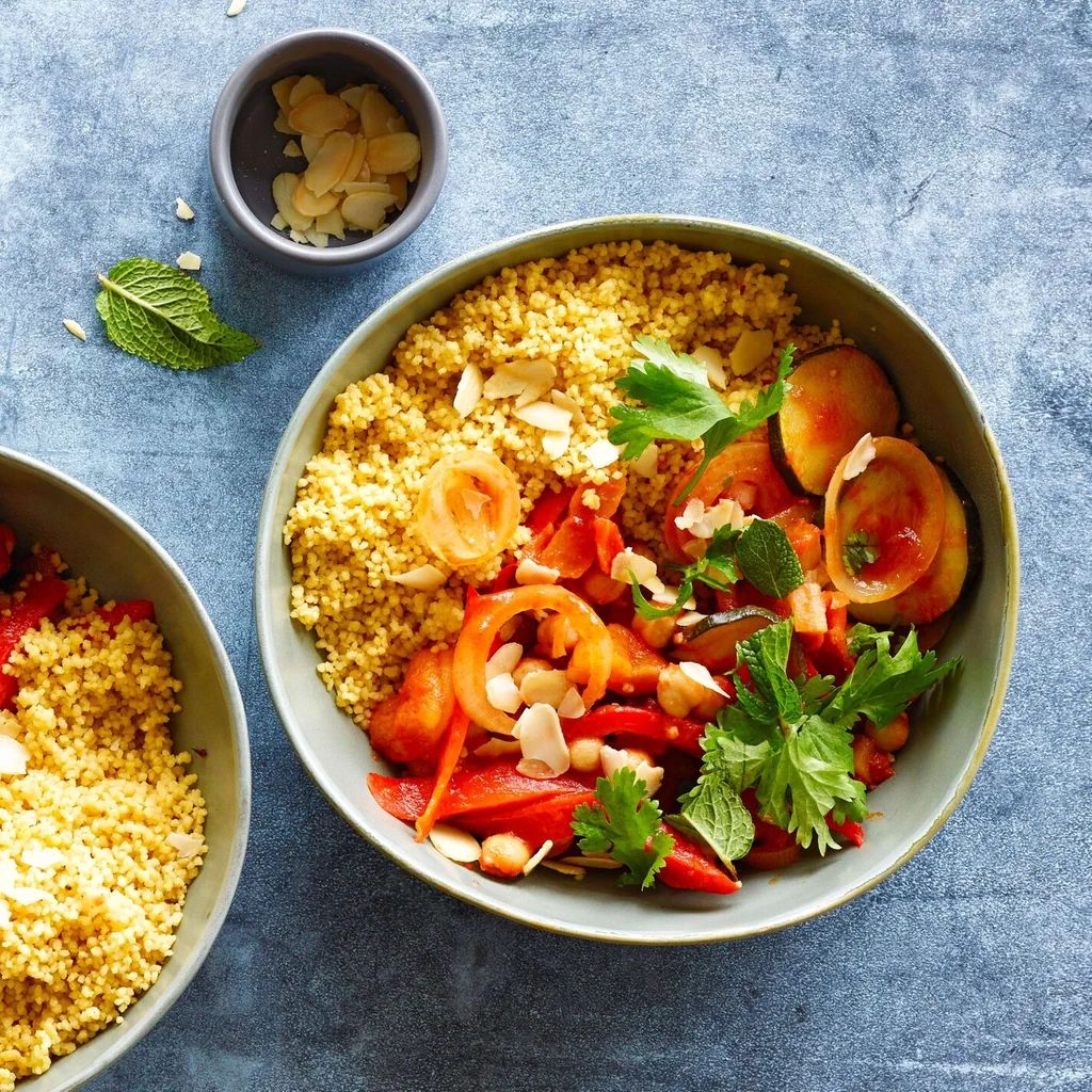 Tajine di verdure con cuscus