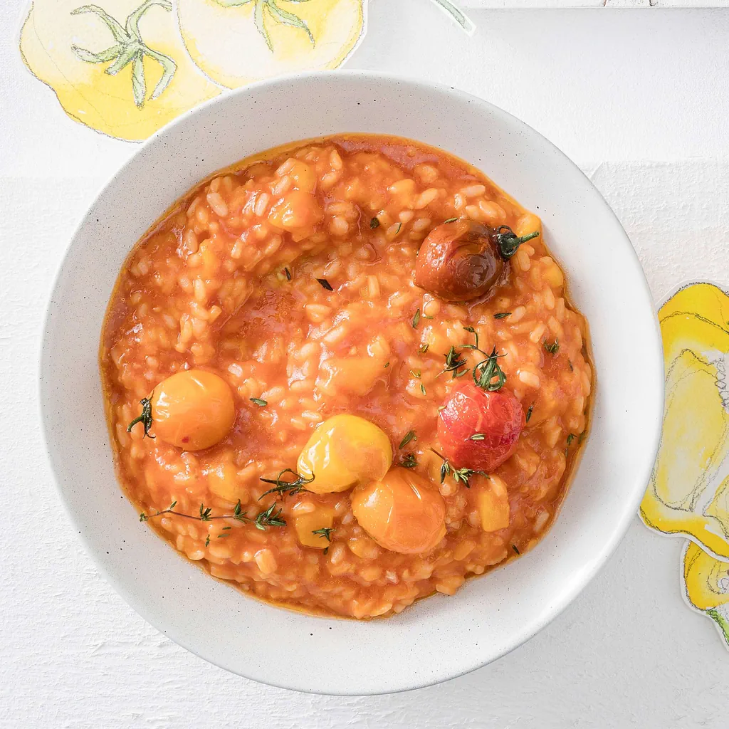 Risotto ai pomodori e peperoni