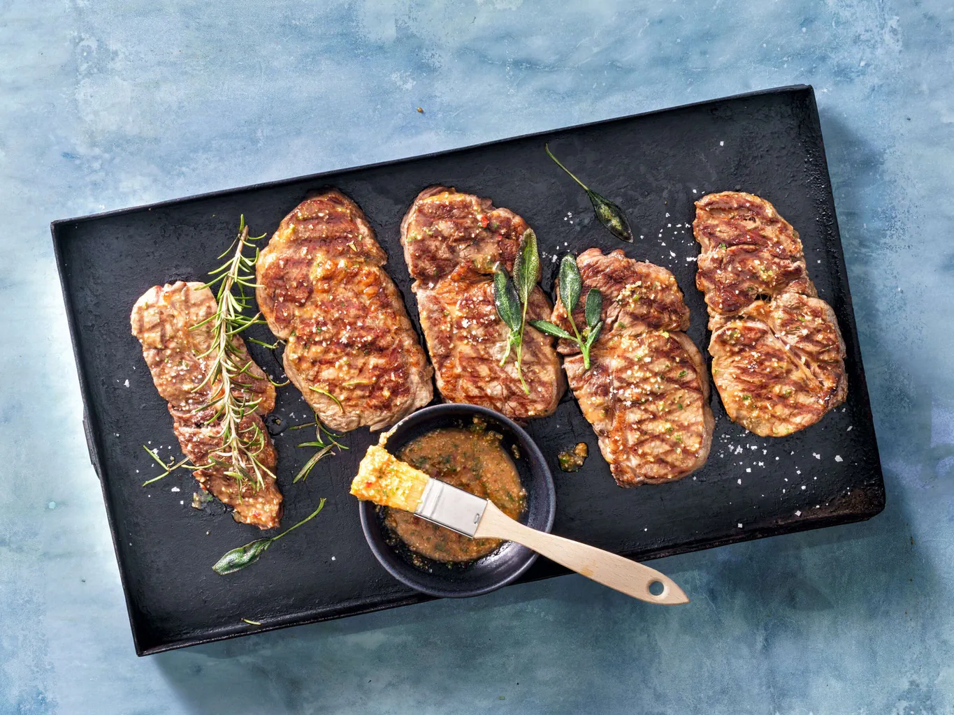 Hohrückensteak mit Marsalamarinade