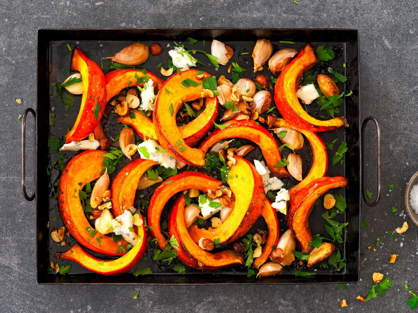 Courge au four