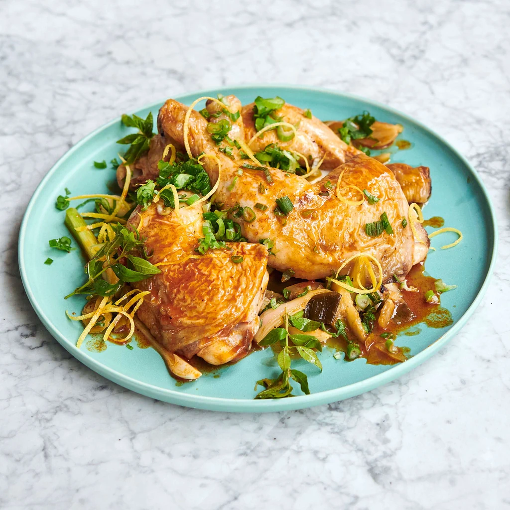 Pouletschenkel mit Zitrone