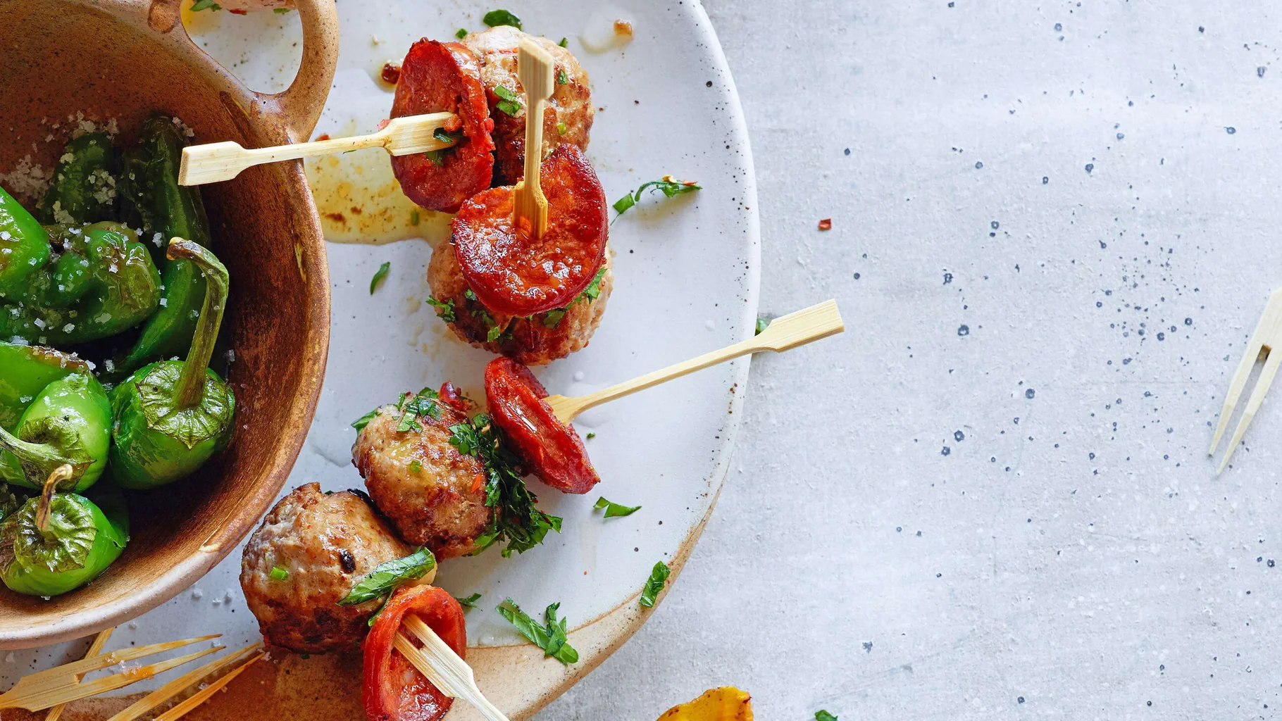 Boulettes de veau avec chorizo