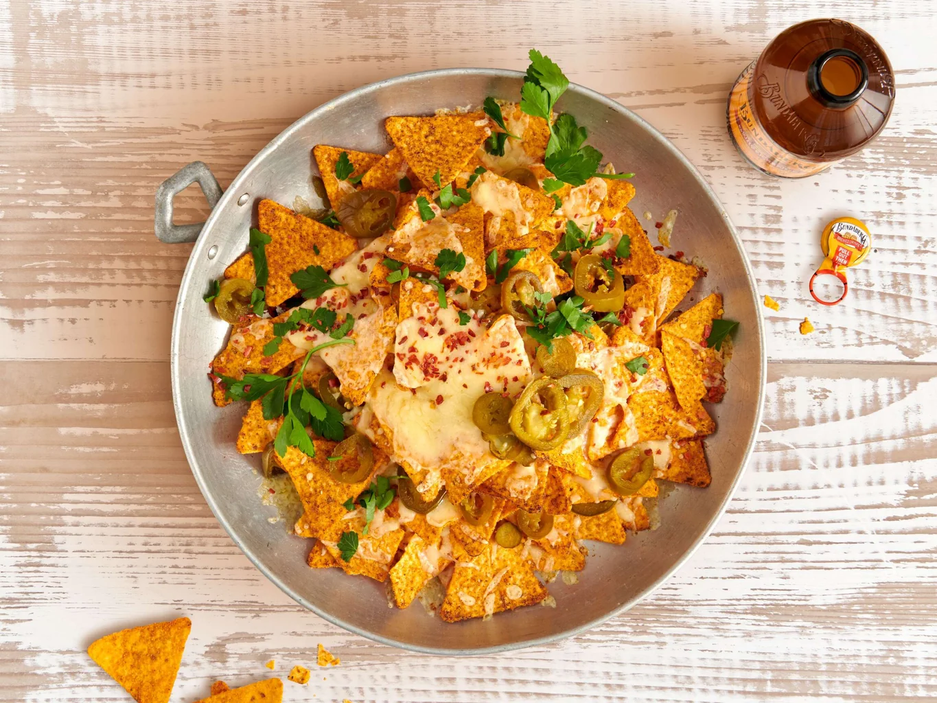 Grill-Nachos mit Käse