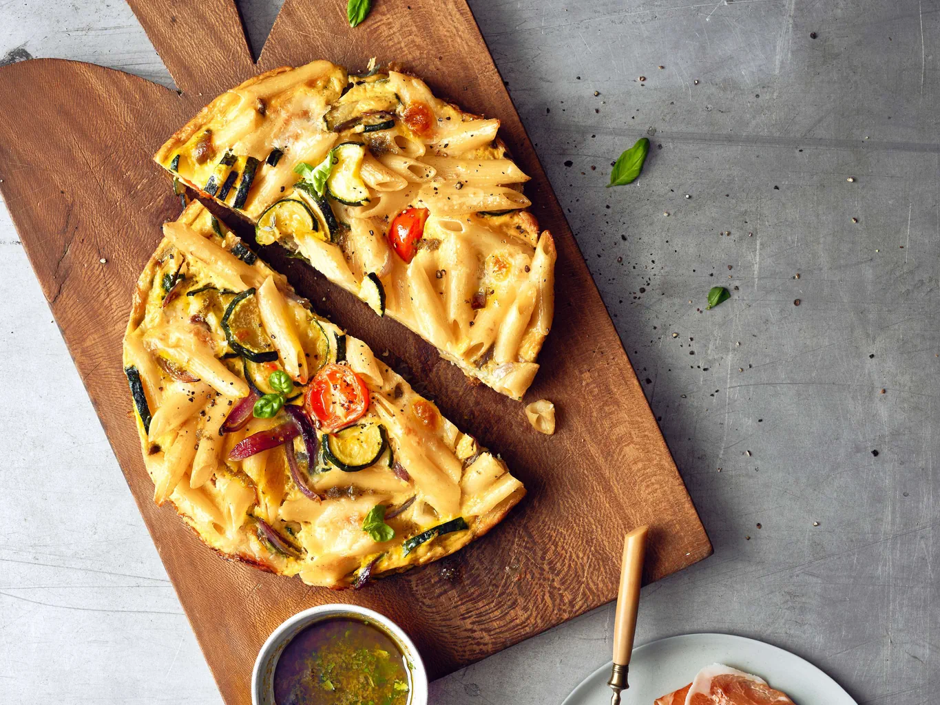 Frittata di pasta e verdure
