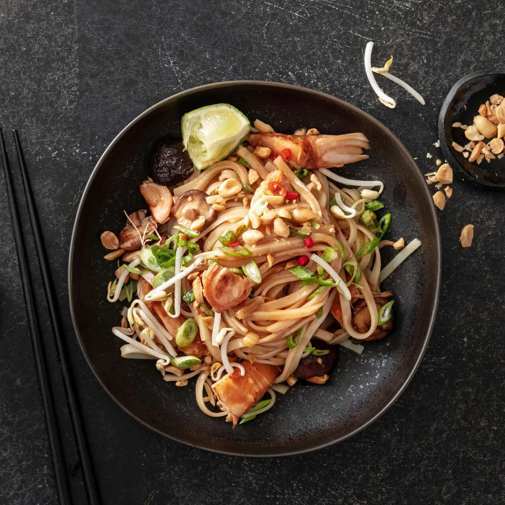  Veganes Pad Thai mit Jackfruit