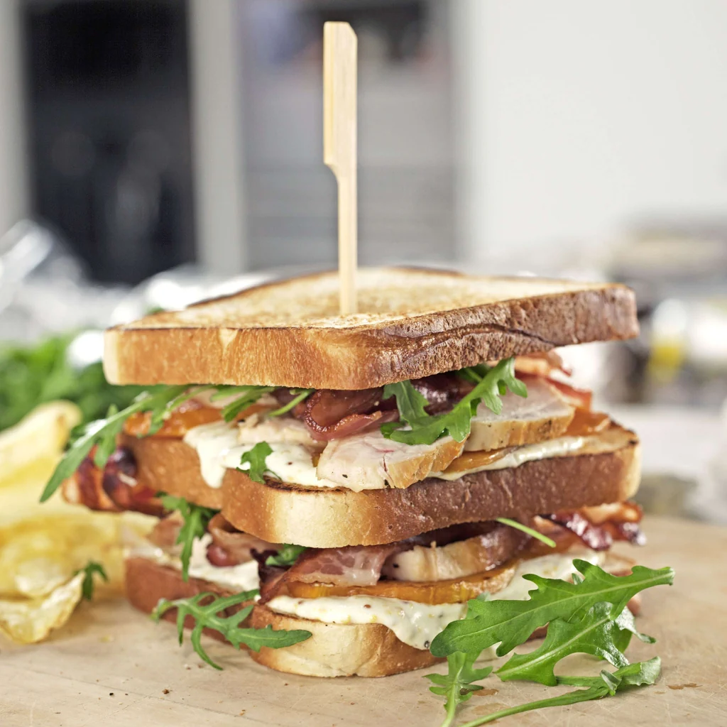 Club sandwich à la courge