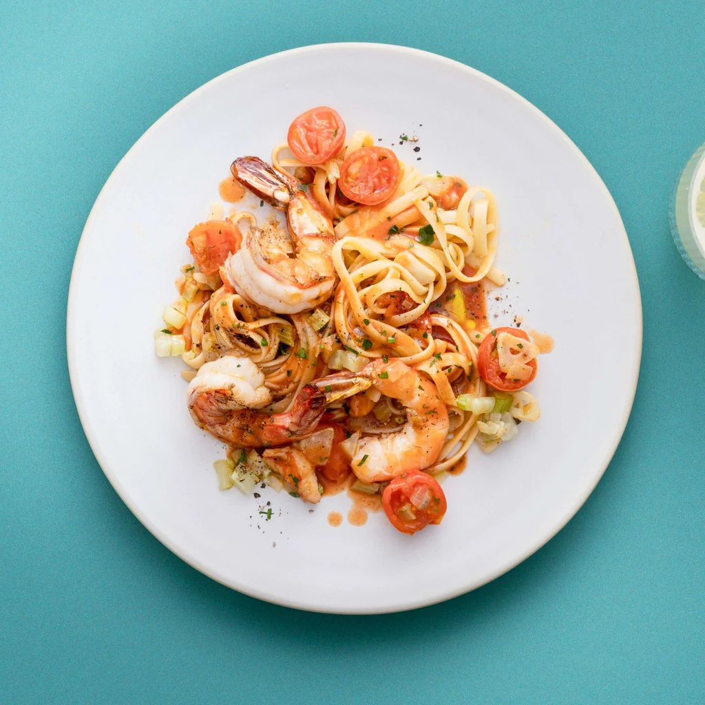 Linguine mit Crevetten
