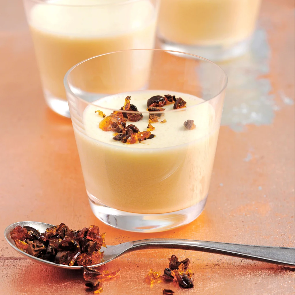 Weisses Kaffee-Mousse