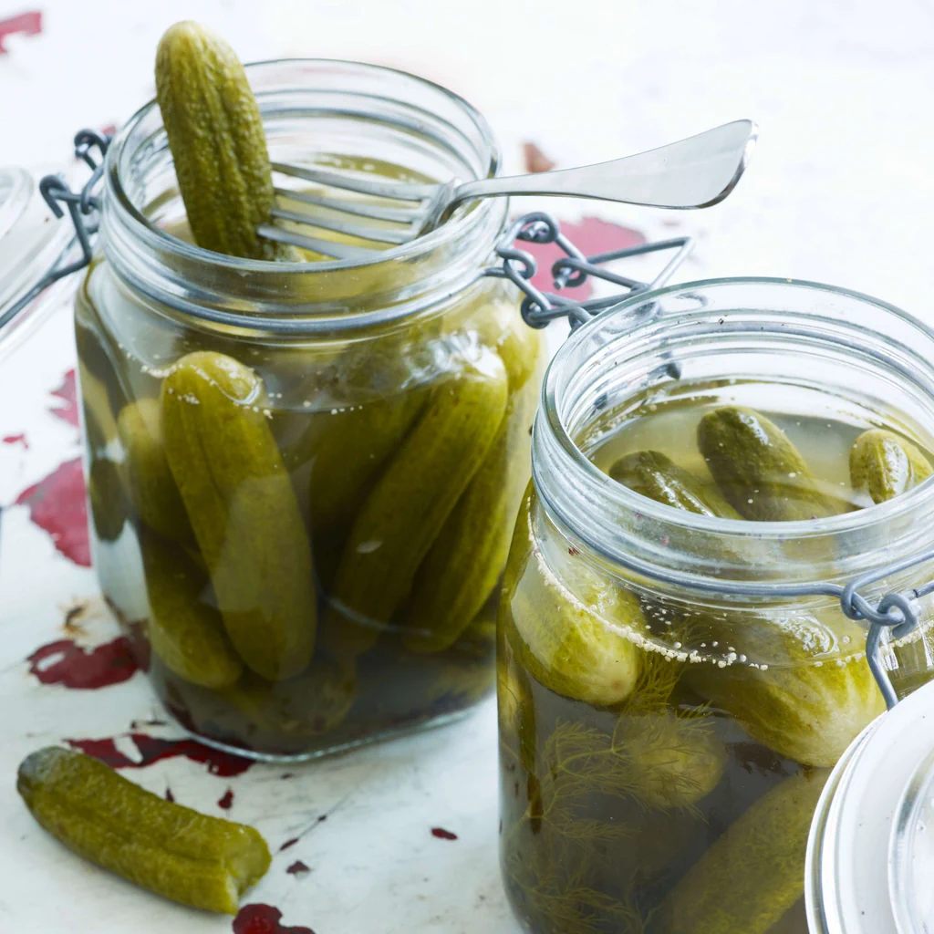 Cetriolini in salamoia fatti in casa