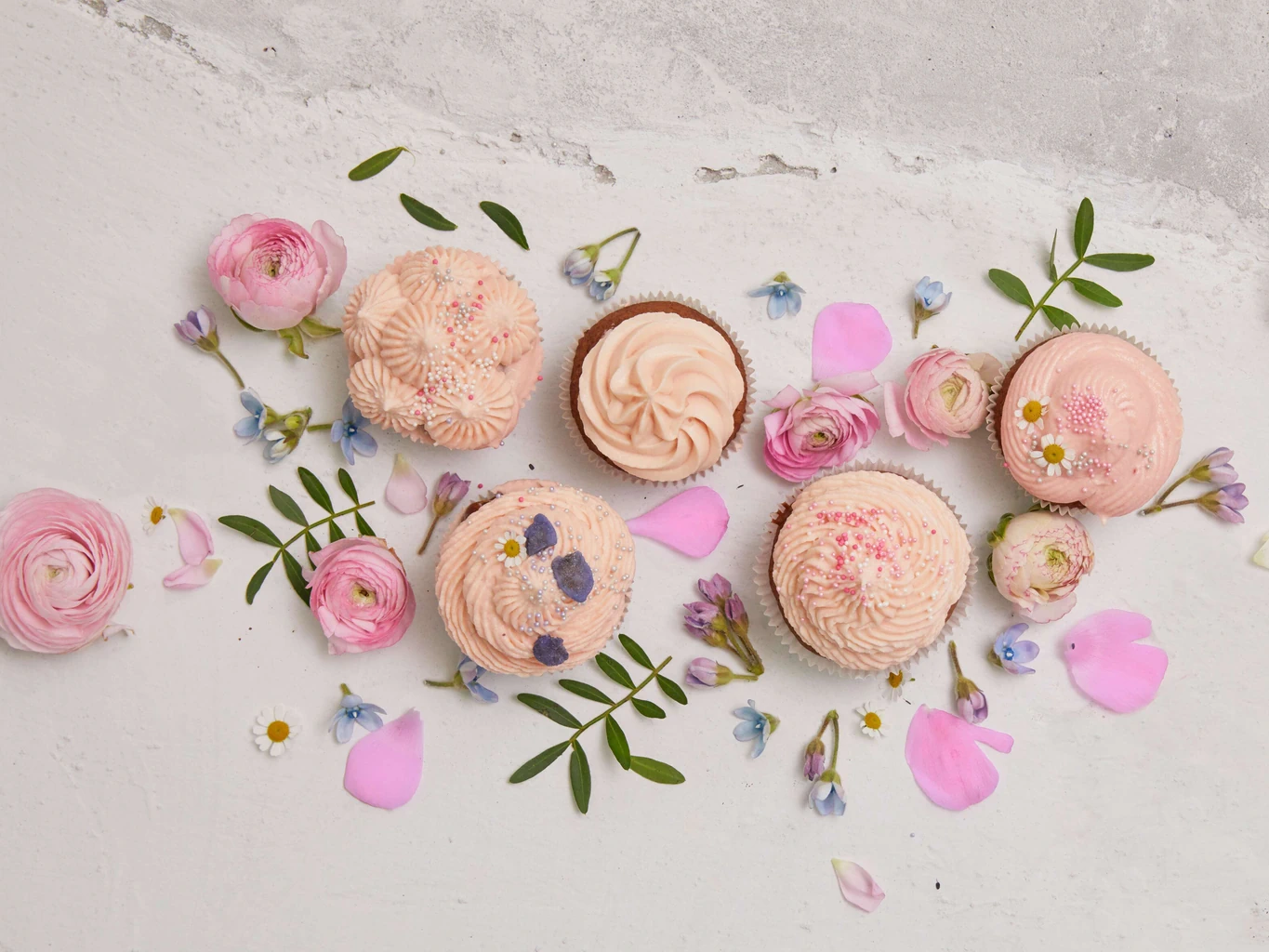 Schokoladen-Cupcakes mit Himbeer-Frosting
