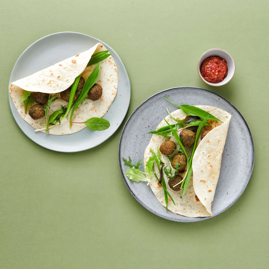 Bärlauch-Falafel