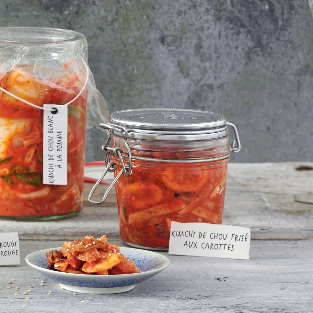 Kimchi de chou frisé aux carottes