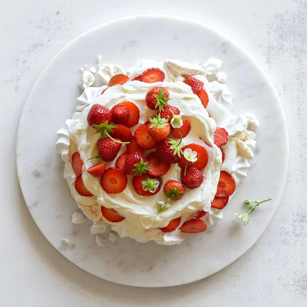 Pavlova express alle fragole