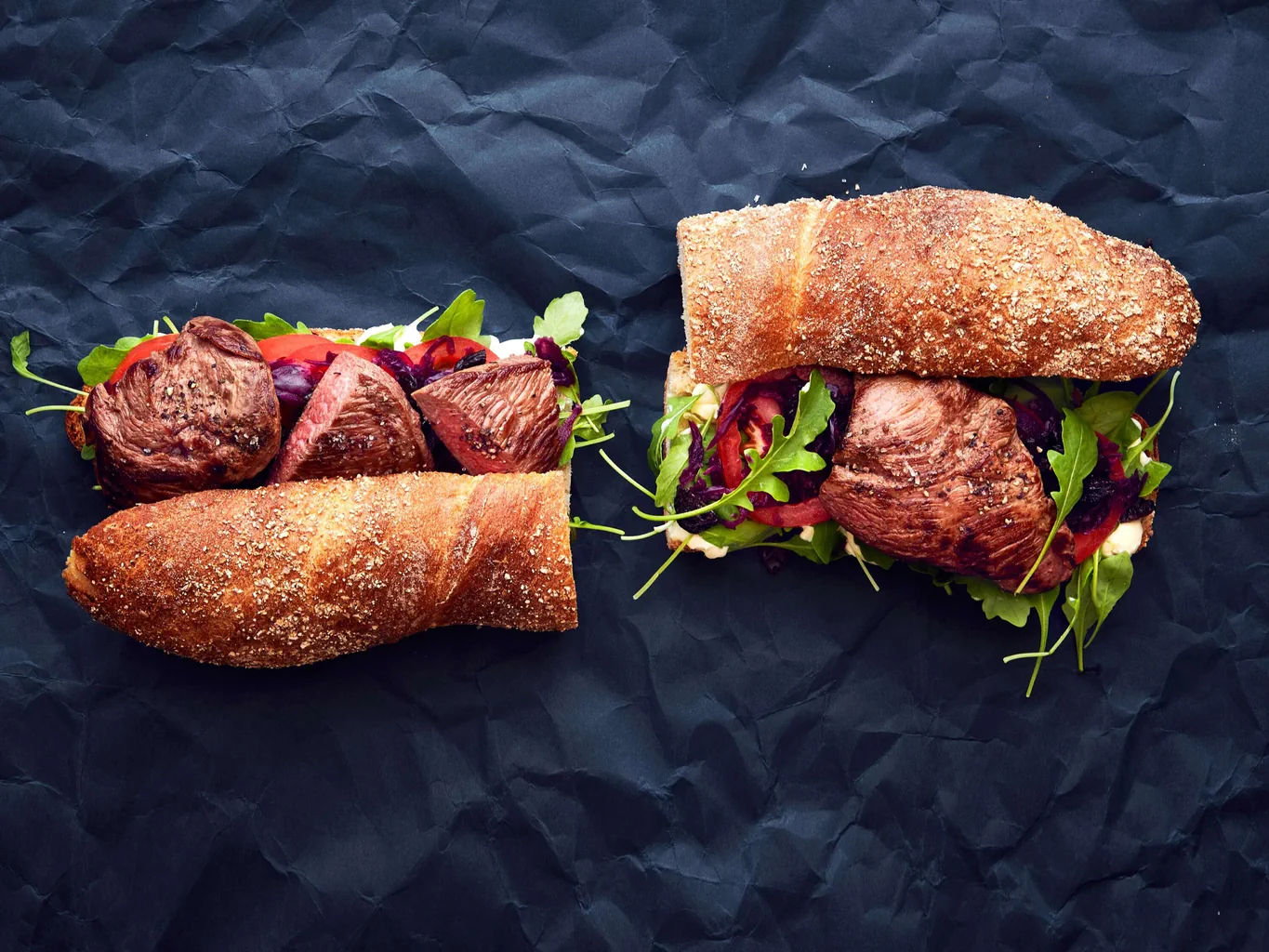 Wildschnitzel-Sandwich
