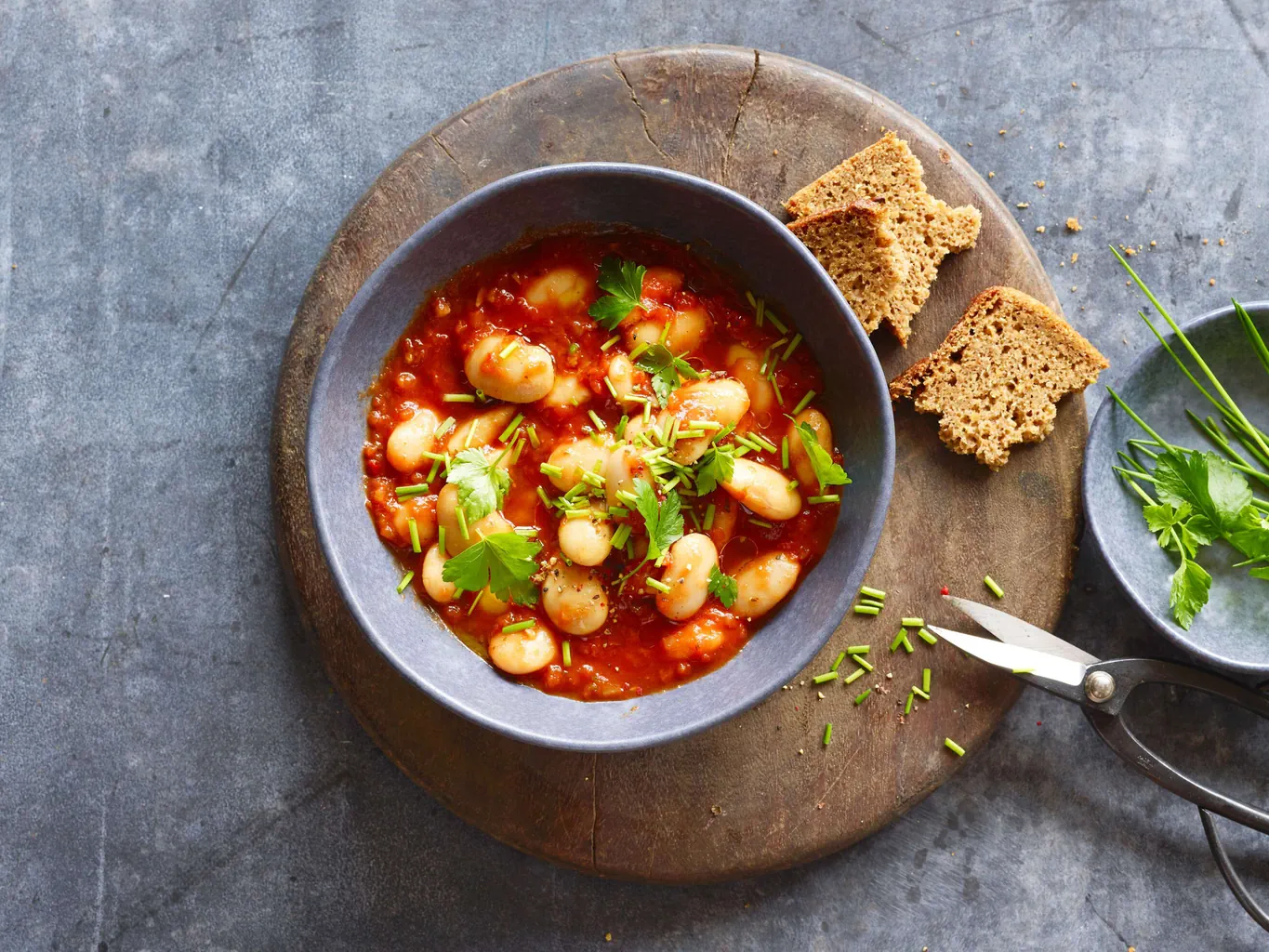 Weisse Bohnen in Tomatensauce 