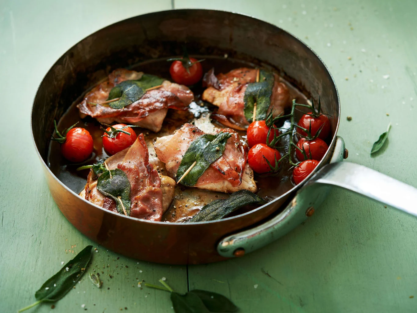 Saltimbocca mit Tomaten