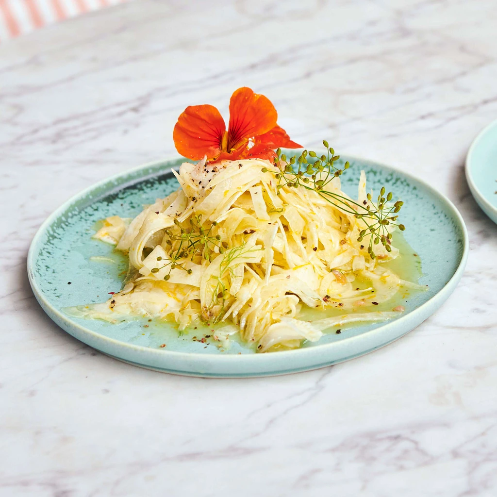 Fenchelsalat mit Orange und Sardellen