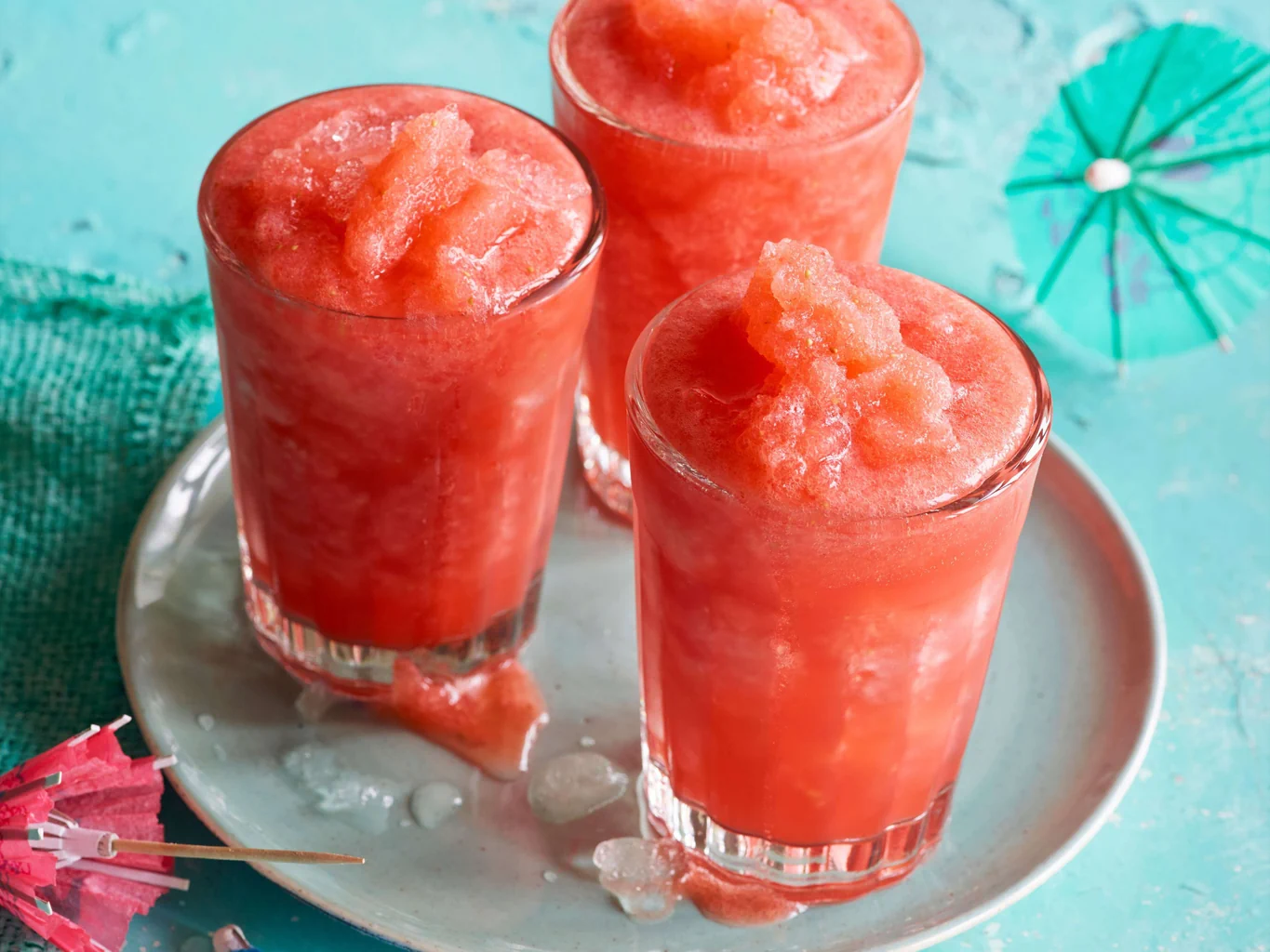 Slush fraise-gingembre