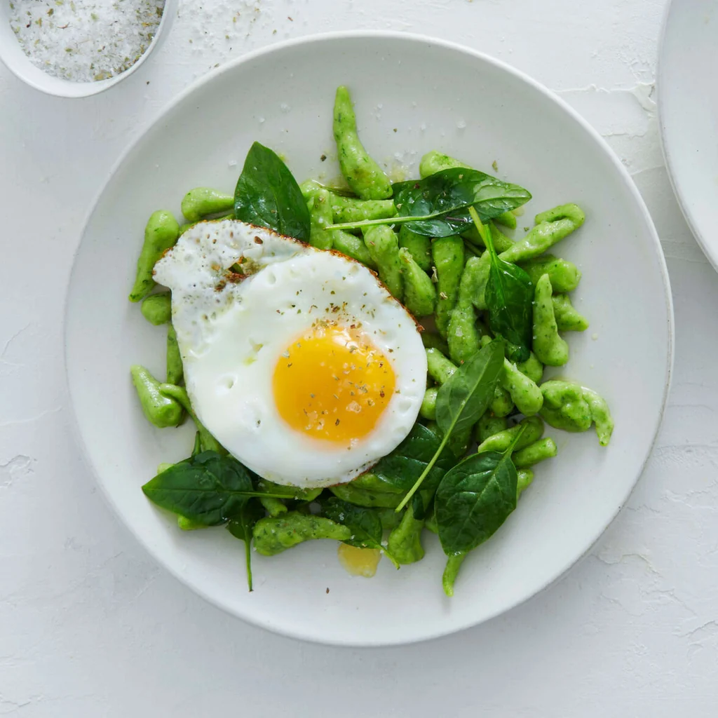 Spätzli aux épinards sans gluten