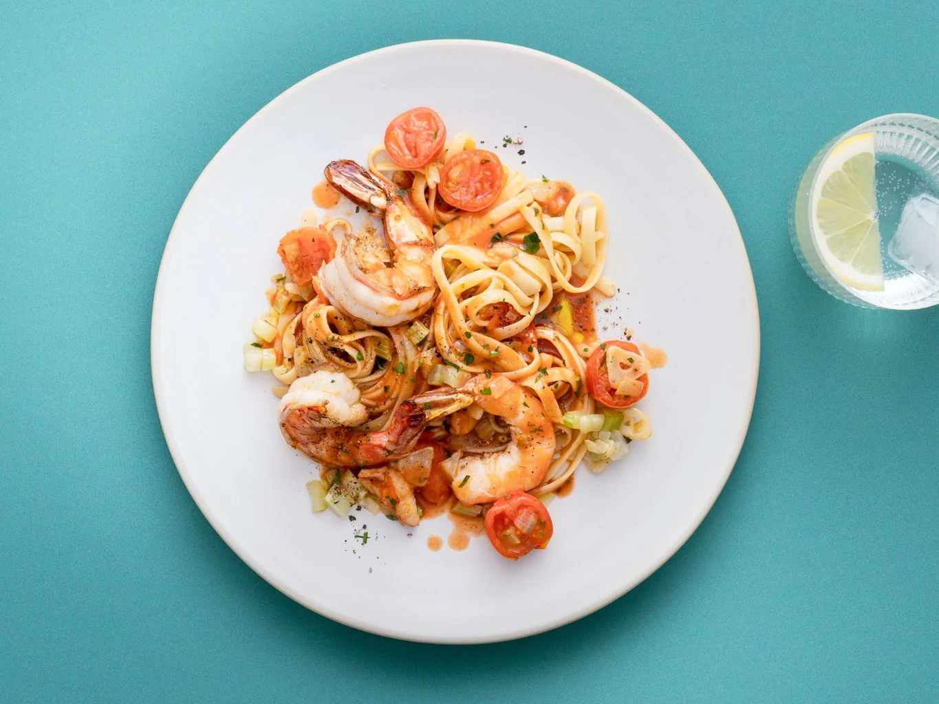 Linguine ai gamberi