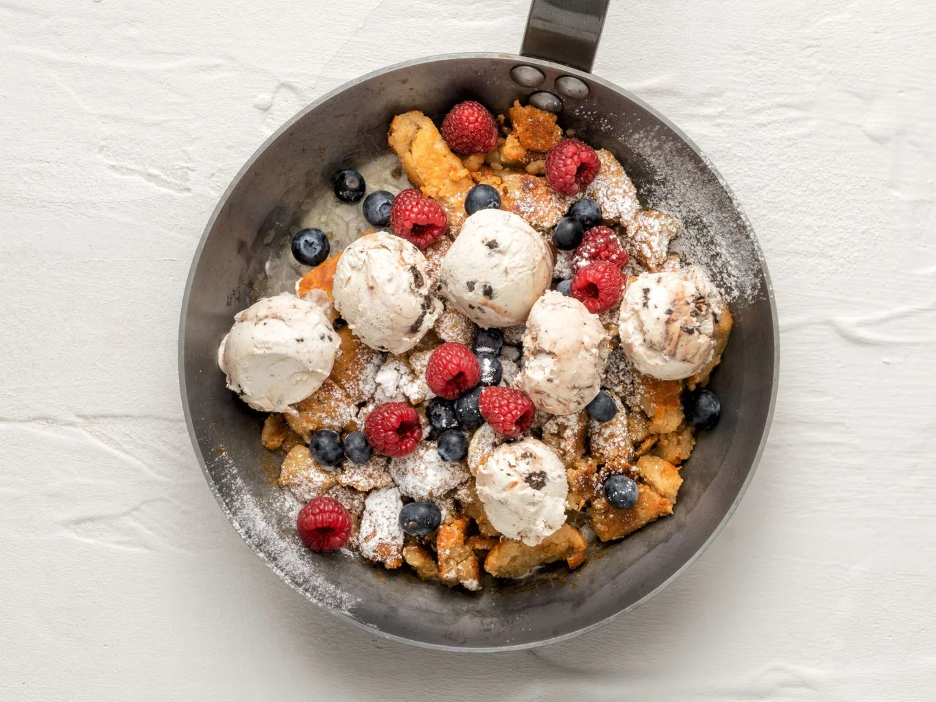 Kaiserschmarren vegano con gelato