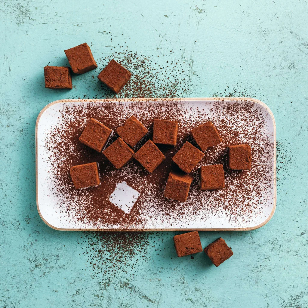 Mattonelle di cioccolato con olio di oliva