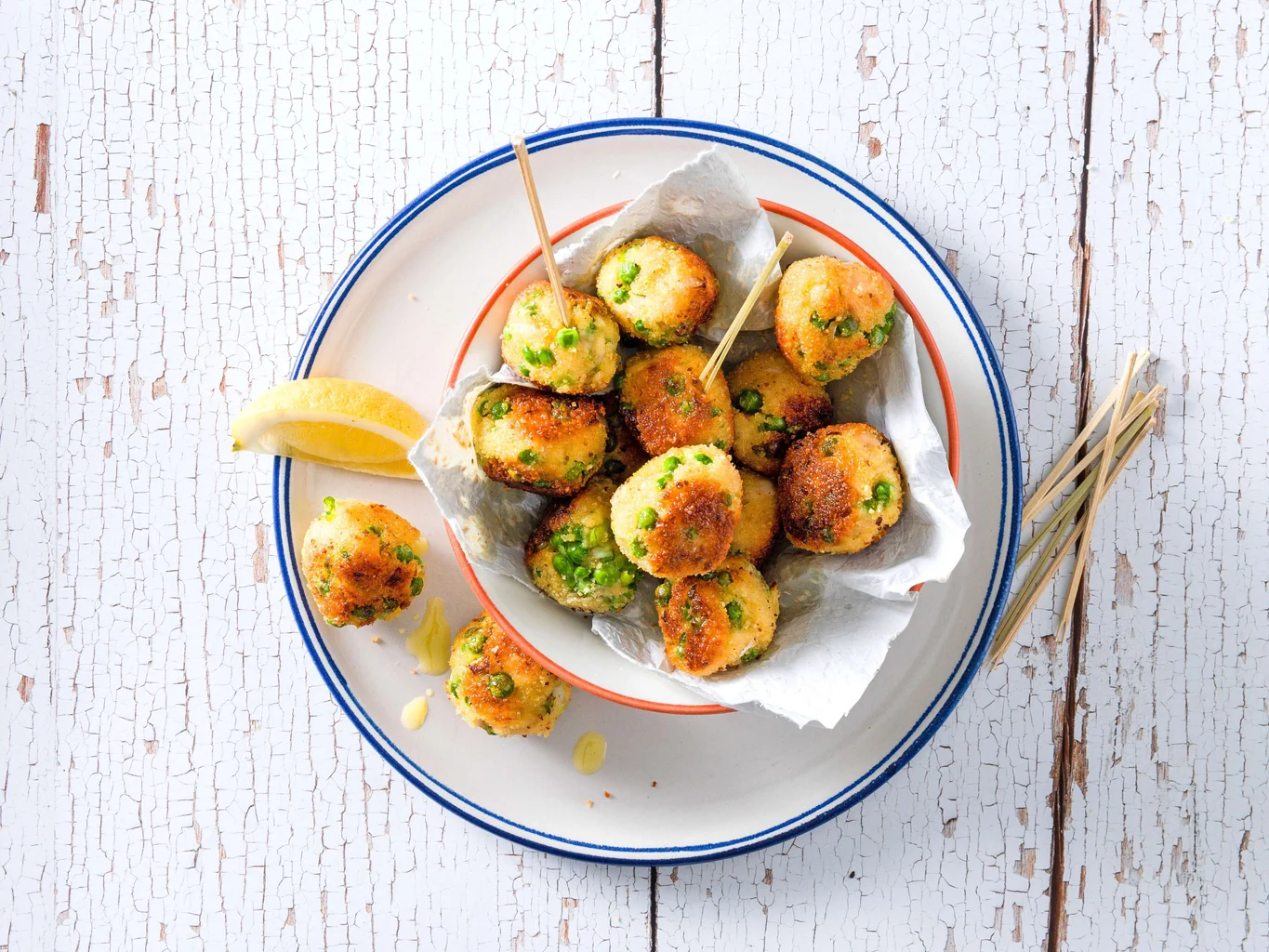 Polpette di tonno e piselli