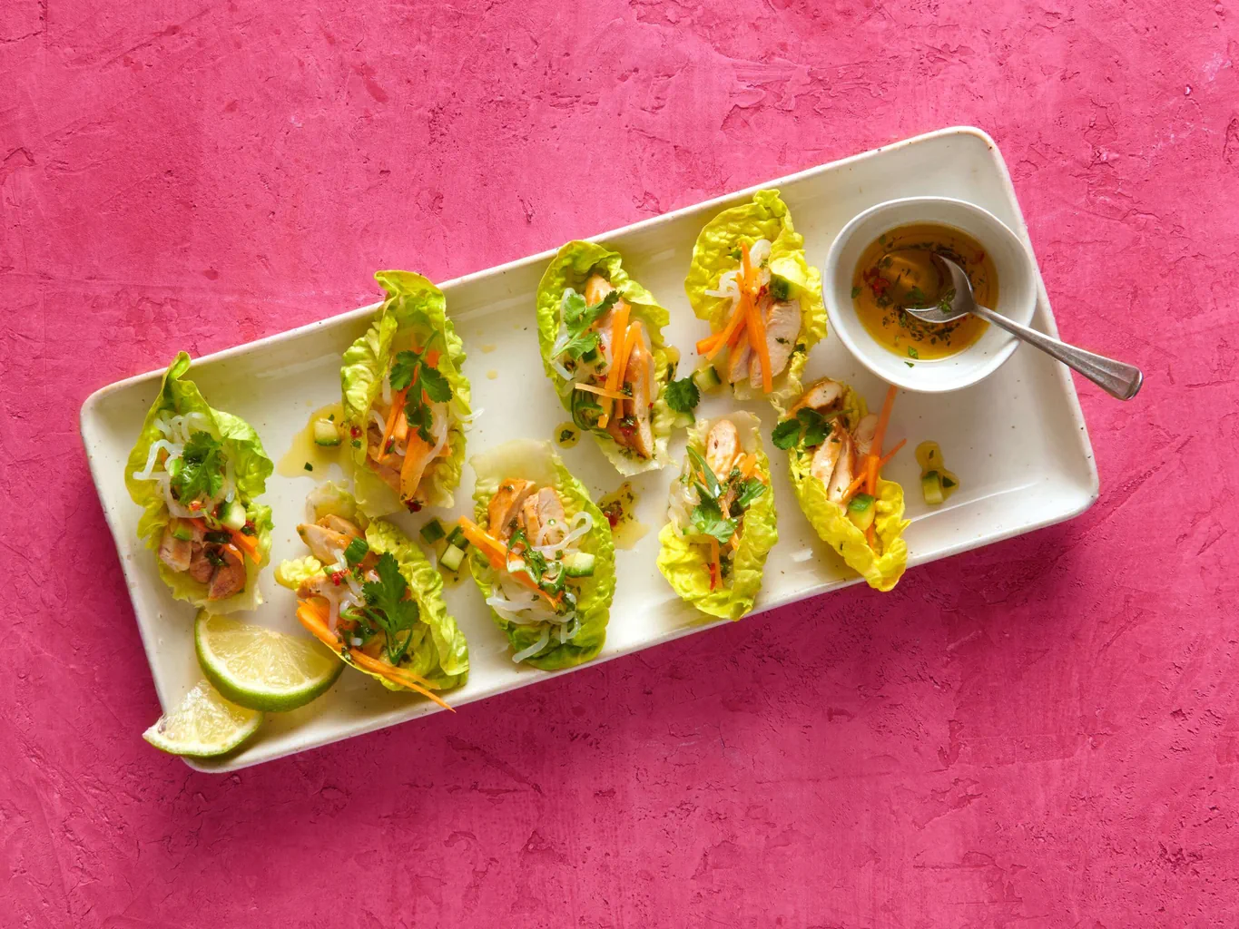 Feuilles de laitue façon banh mi