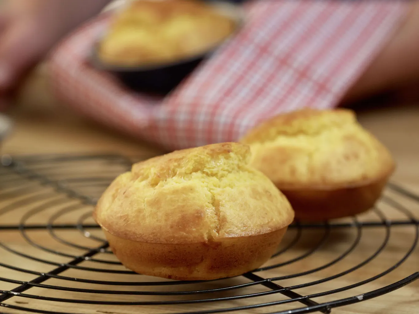 Soffici tortini di mais