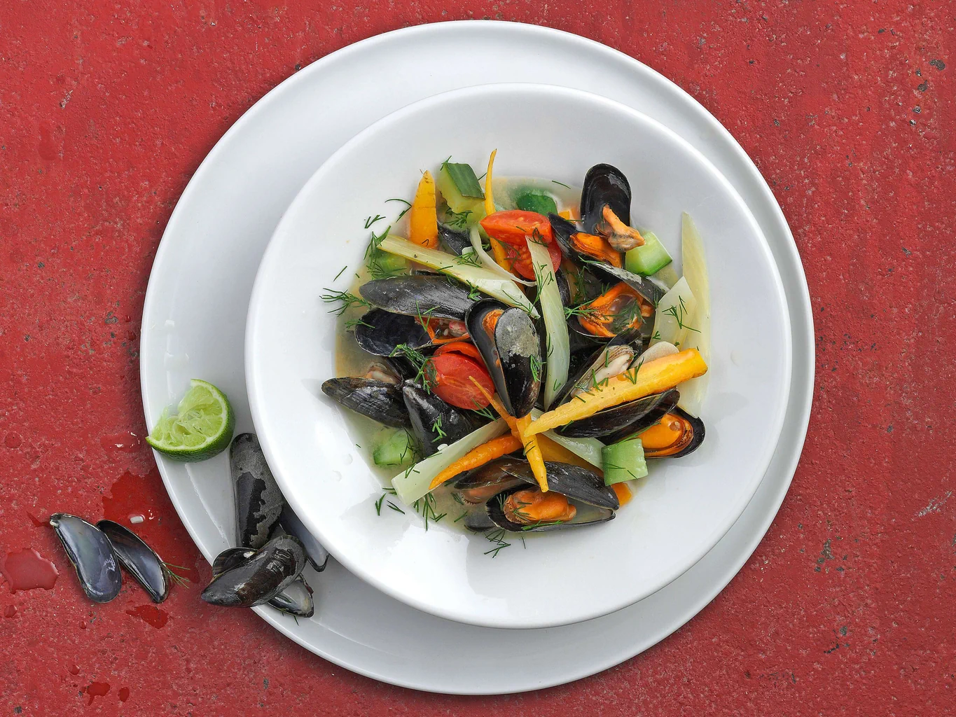 Cozze alle verdure