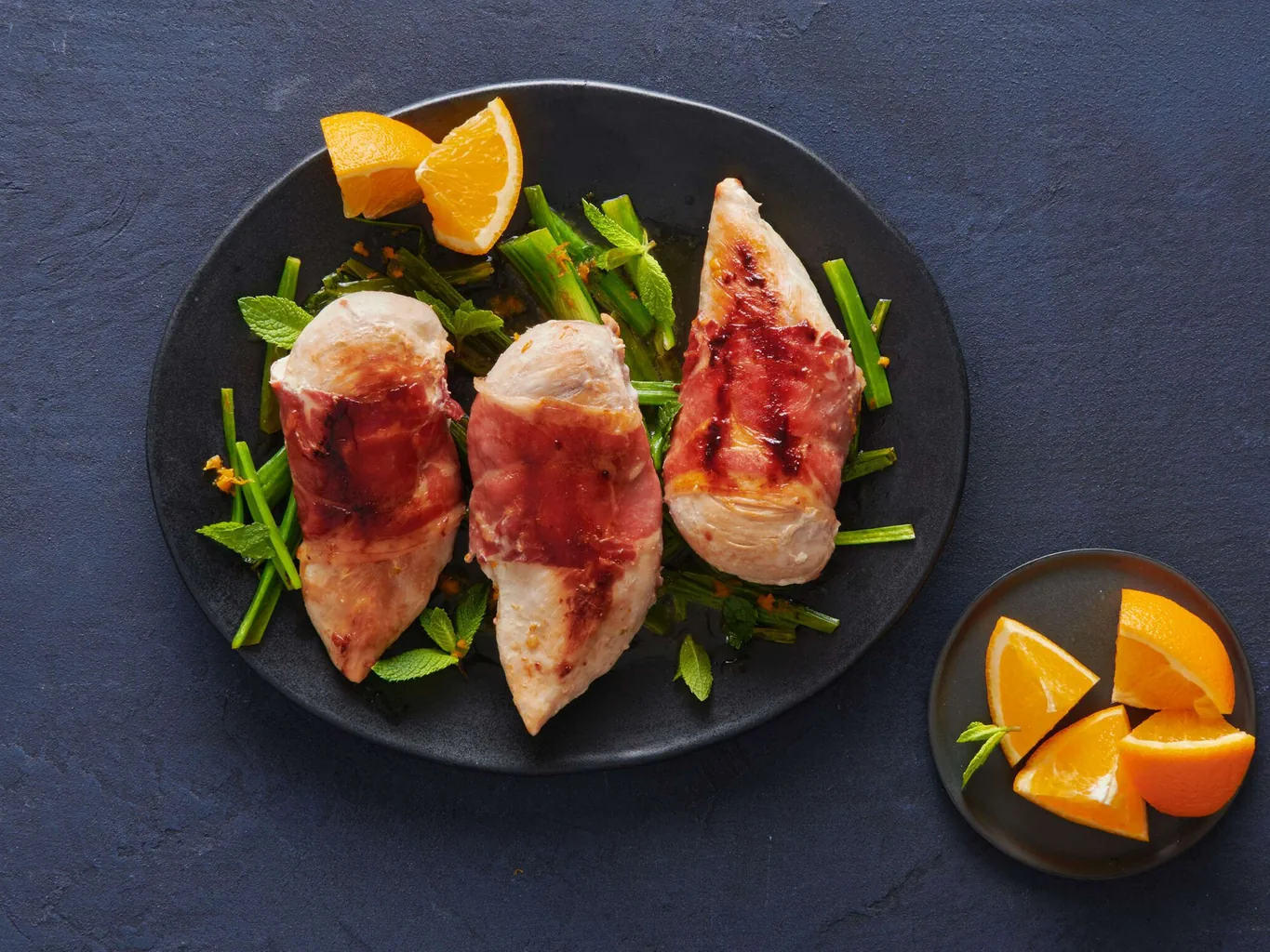 Gefüllte Pouletbrüstchen mit Rohschinken