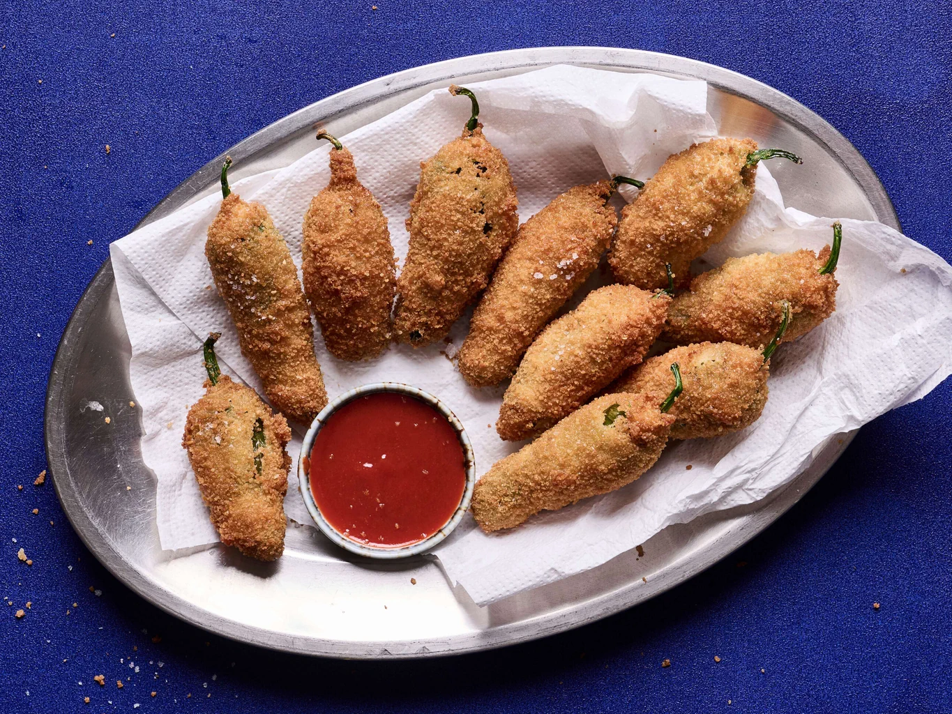 Pimientos poppers au fromage frais