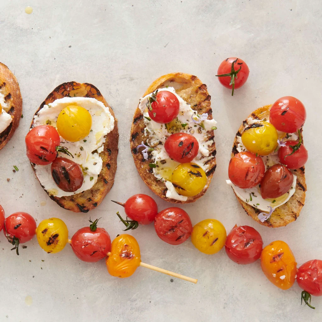 Grilltomaten-Crostini