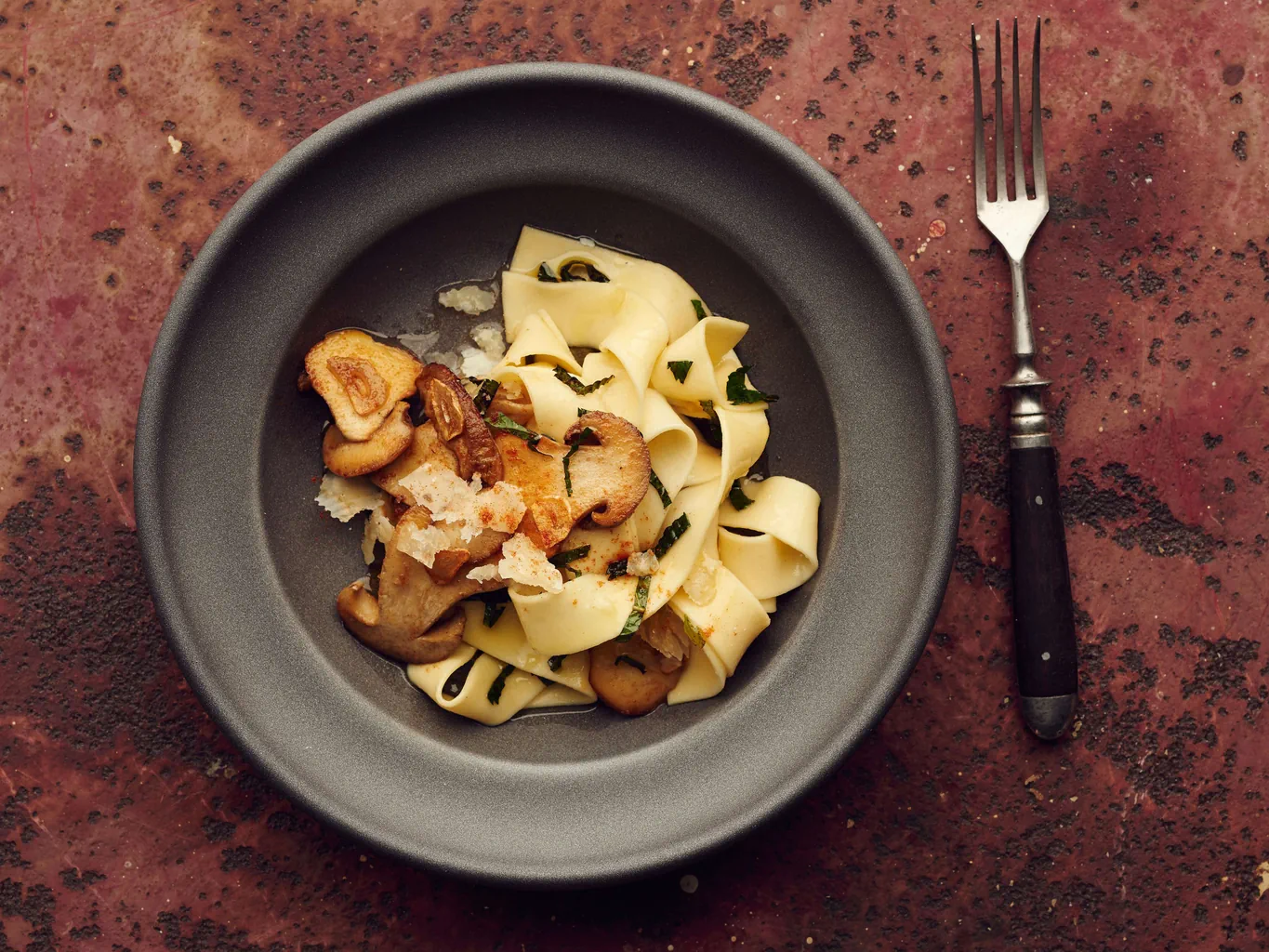 Pappardelle aux bolets