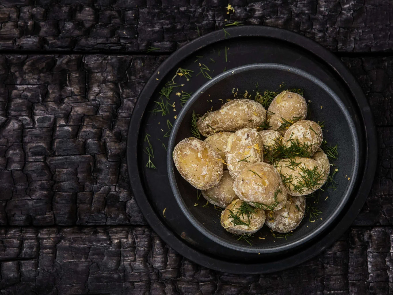 Patate al sale con limone