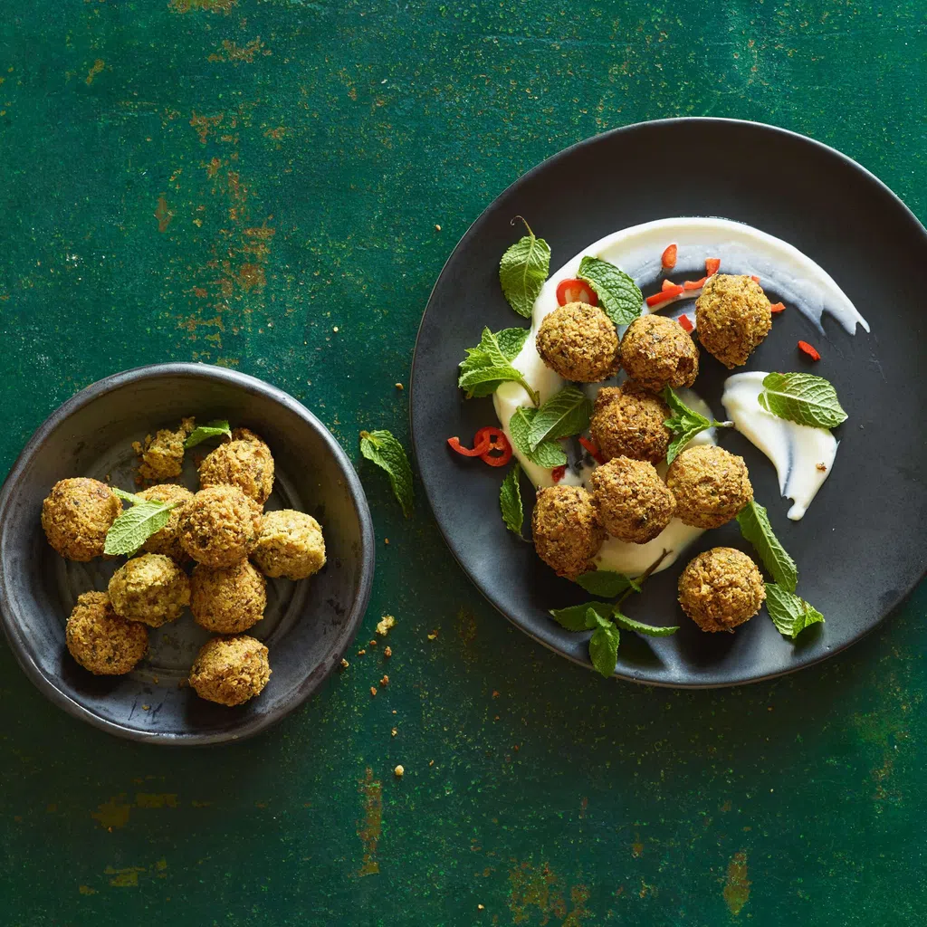 Baumnuss-Falafel