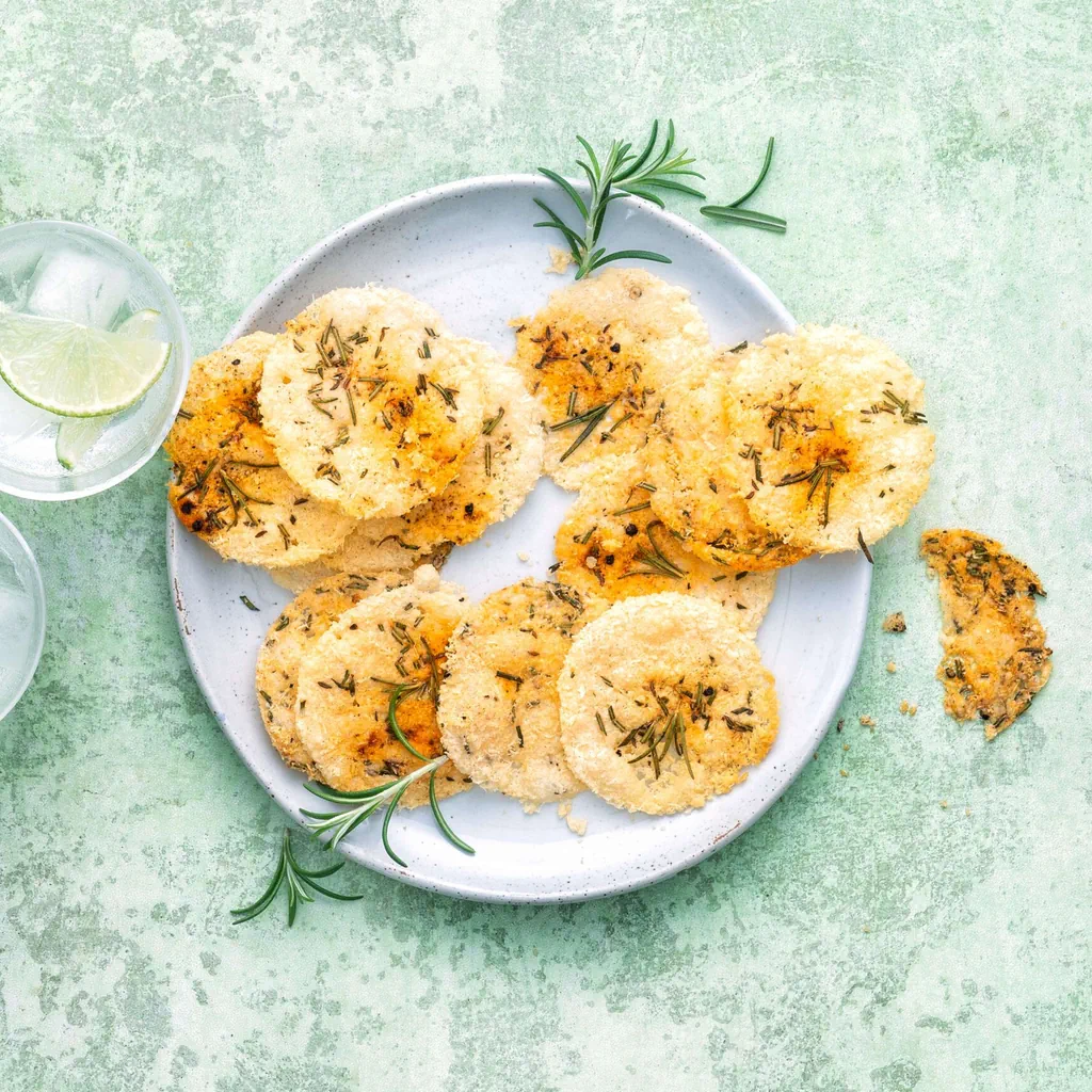Parmesan-Chips mit Rosmarin