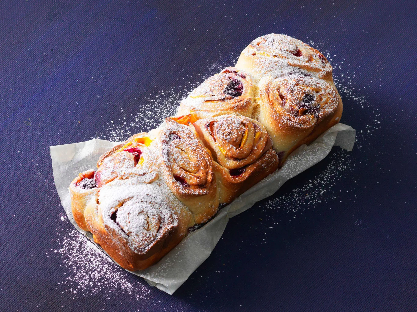Torta di rosette con farcia al mango e allo skyr