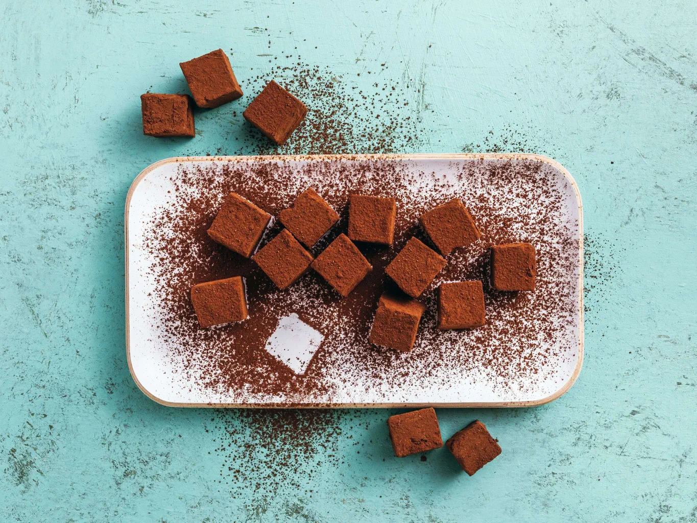Mattonelle di cioccolato con olio di oliva
