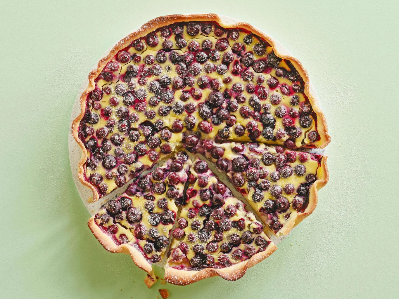 Tarte aux myrtilles
