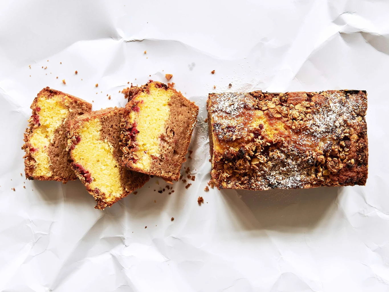 Cake aux marrons avec crumble