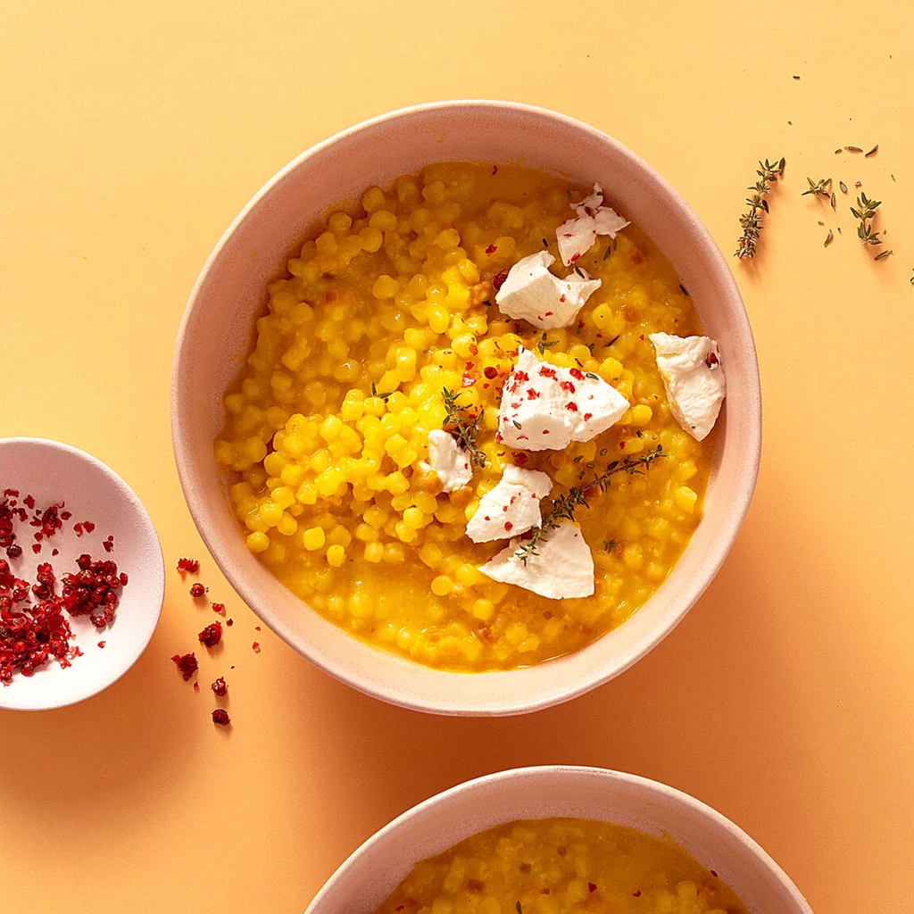 Fregola sarda mit Maissugo 