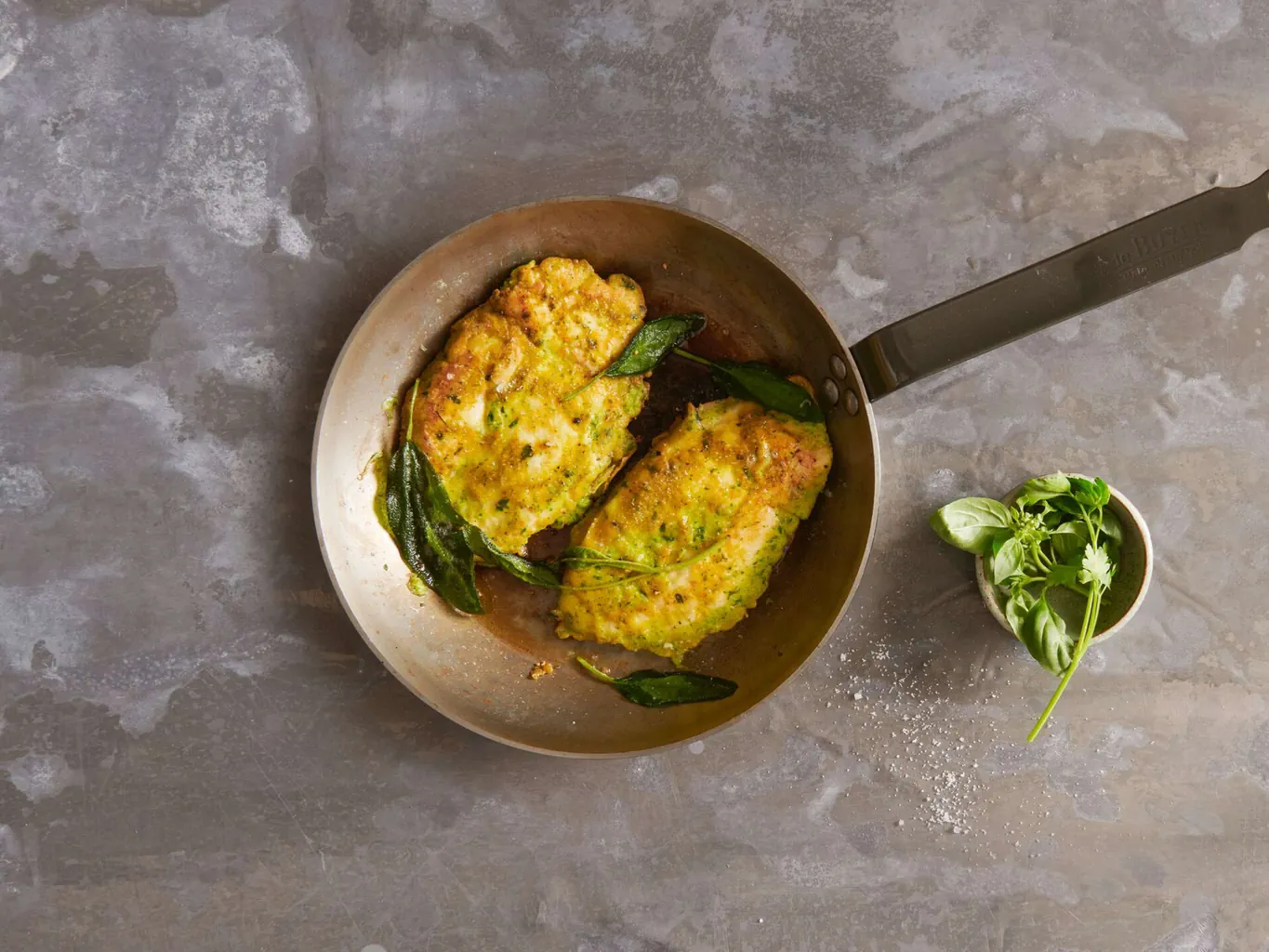 Piccata de poulet aux fines herbes