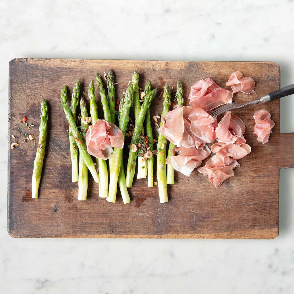 Asparagi con prosciutto crudo 