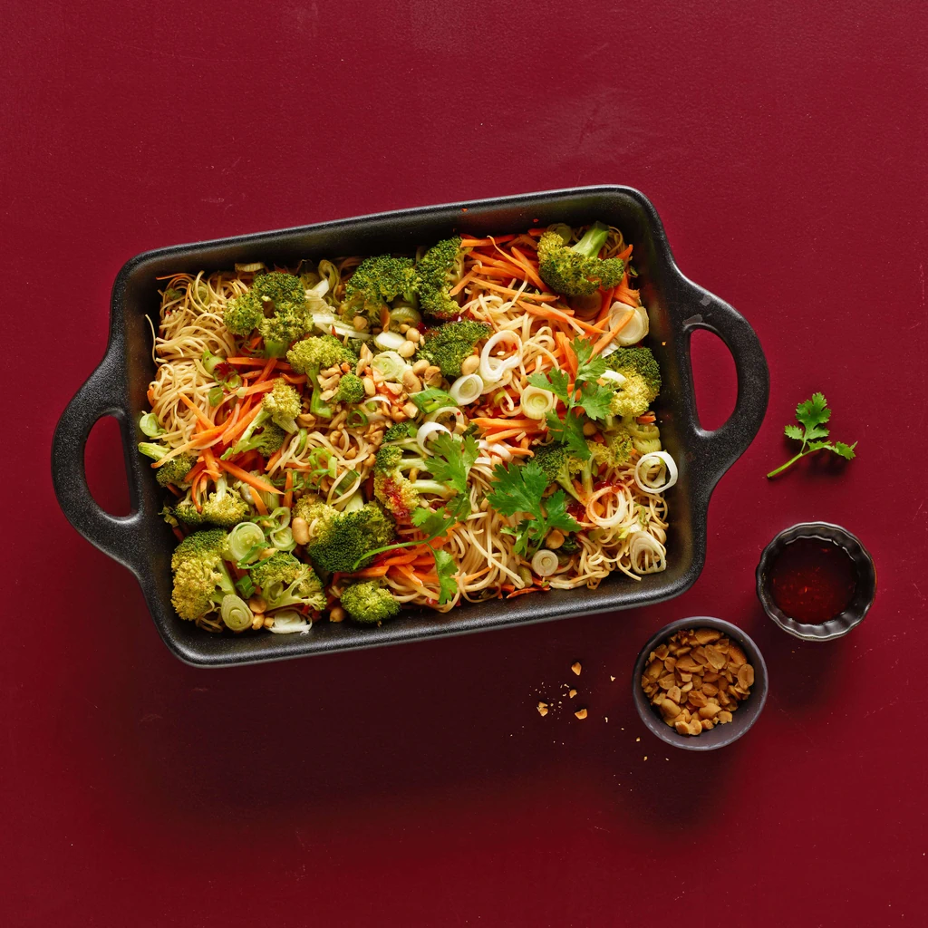 Nouilles chinoises aux légumes