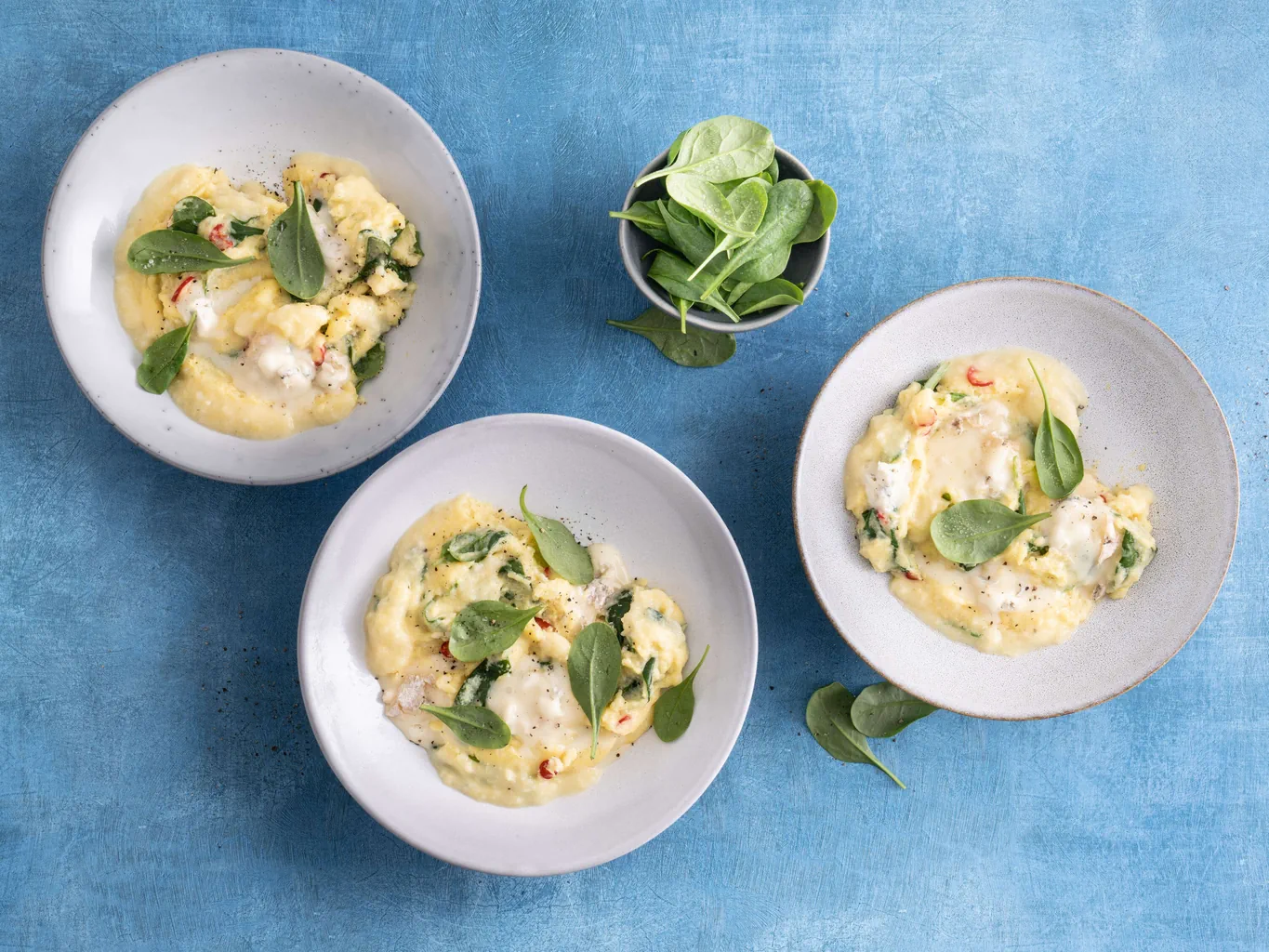 Polenta mit Gorgonzola